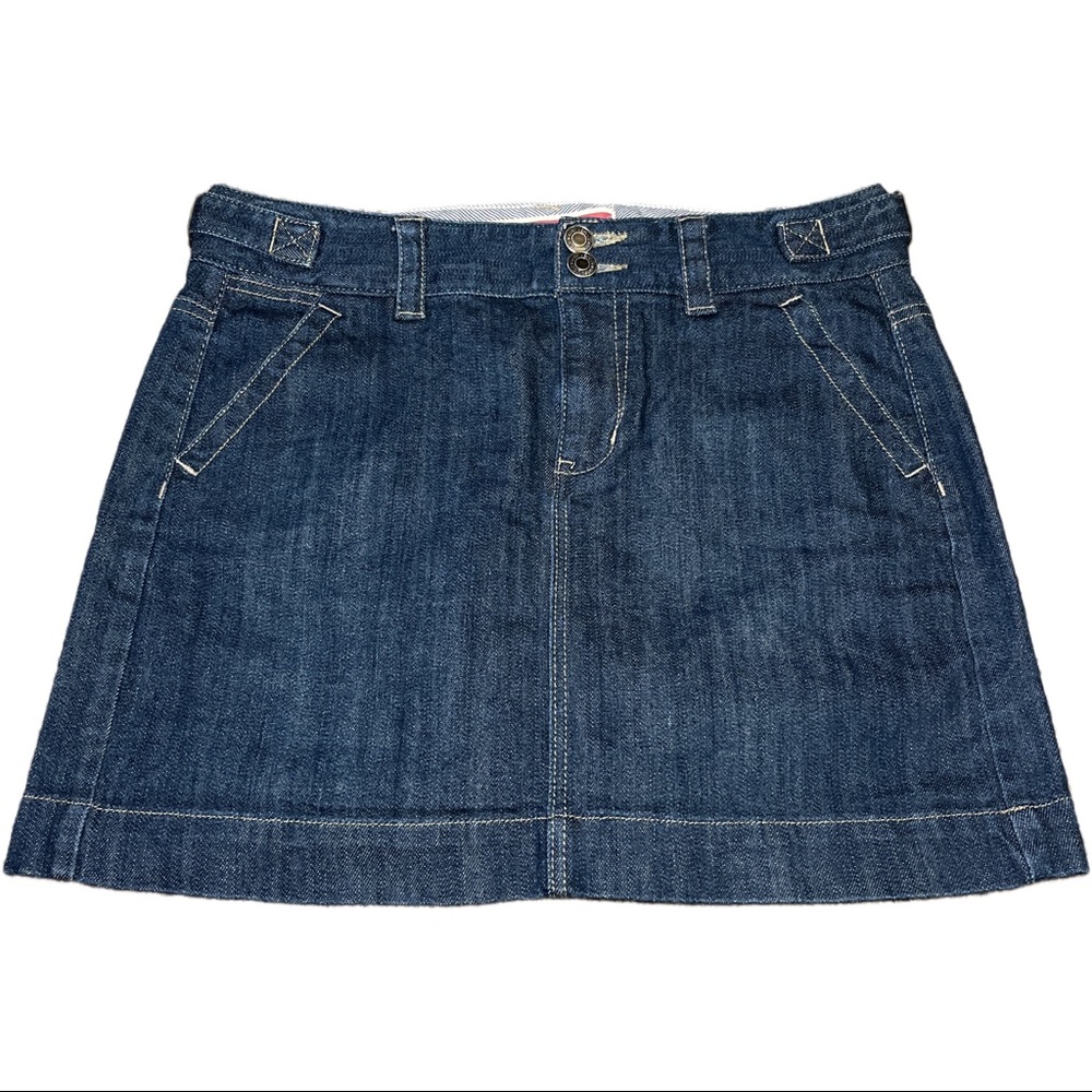 GAP denim mini skirt women’s size 2 dark Wash blue